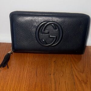 Gucci Soho Black Leather Wallet